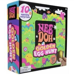 NeeDoh Easter Golden Egg Hunt Mystery 10-Pack (10 Squishy Surprises!)